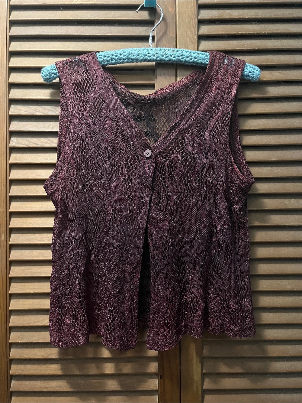 Knit Lace Vest